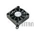 Ventilador Ball Bearing para Chipset, velocidade de rotação 5200 rpm, dimensão de 40 x 40 x 10 mm, fluxo de ar de 9.59 CFM,  nível de ruído de < 28 dBA, 50,000hrs de tempo de vida.
