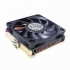 Dissipador para processador Intel Pentium III (FC-PGA / FCPGA 2) até 2GHz  e Amd Duron / T-BIRD / XP (A/462)  até 2600 +. Ventilador Ball Bearing. Dimensão Total: 60 x 60 x 21mm.
