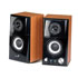 GENIUS SP-HF500A COLUNAS 2.0 (14W RMS) WOOD BLACK/BROWN